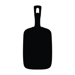 luggage tags vector silhouette icon, black and white illustration of footwear.