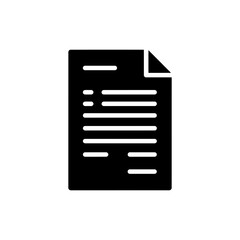 Invoice Paper with Item List for Billing and Payment