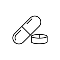Iron Supplement Tablet and Label for Health and Nutrition