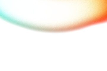 Orange red blue color glowing grainy gradient shape transparent background. Abstract color gradient cutout on transparent background. Vibrant grungy, noise texture effect, grungy effect cutout