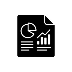 Report with Pie and Bar Graphs Representing Business Data and Analytics