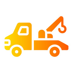 tow truck Gradient icon