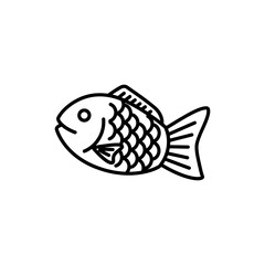 Taiyaki Fish Shaped Pastry with Patterned Scales - Japanese Dessert and Street Food