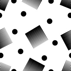 Seamless abstract geometric pattern. Vector Illustration.