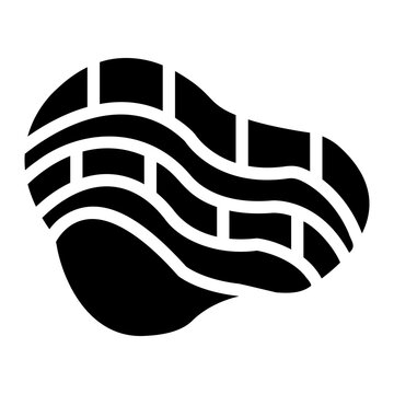 surface mine Solid icon
