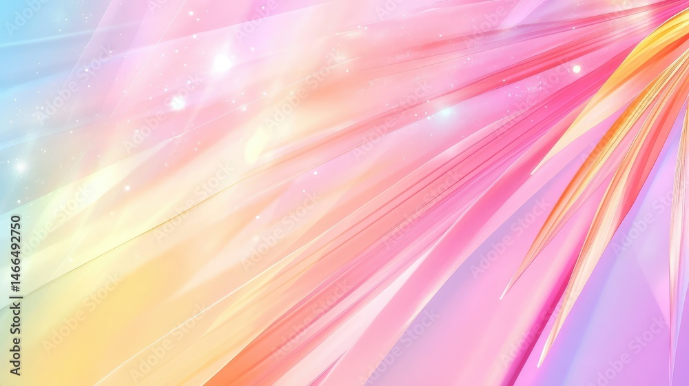 Poster abstract background with pastel-toned gradient stripes in smooth soft textures for web and graphics