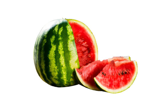 watermelon isolated on white background