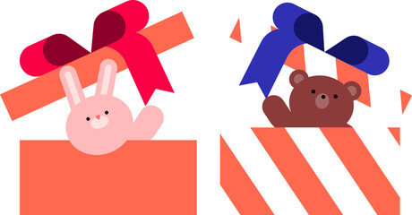 선물 벡터 일러스트 그래픽 디자인 © graphic kim 