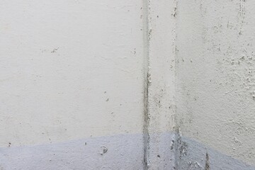 Old concrete wall corner texture background