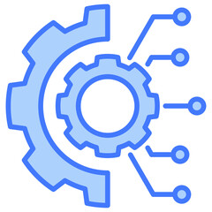 Engineering Blue Icon