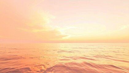 Sunset reflection over calm ocean waters seaside nature photography tranquil environment wide view serenity concept