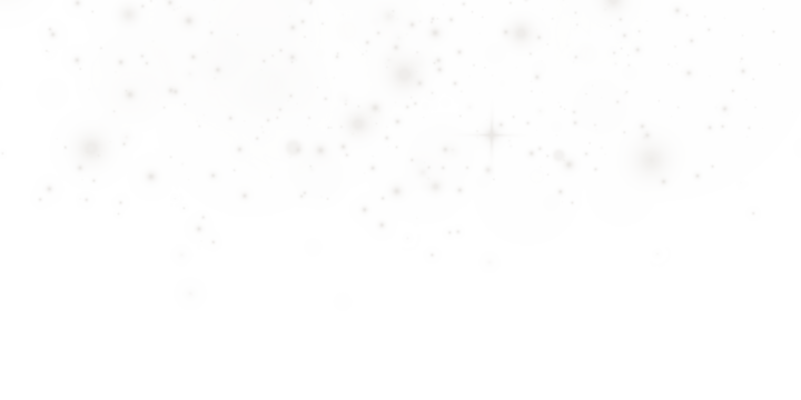 PNG white and gold sparkle with glitter light and festive glow.