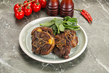 Grilled Lamb neck with spices