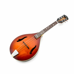 Mandolin isolated on white background