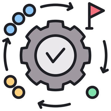Phases Lineal Color Icon