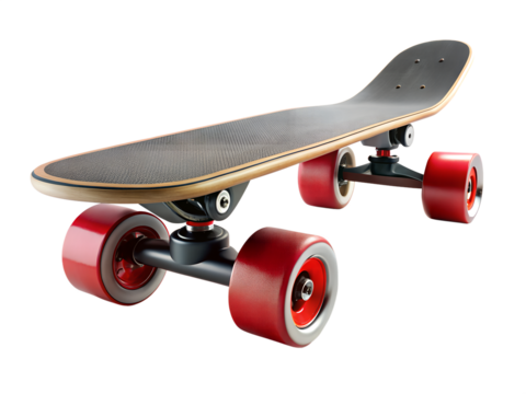 skateboard on black isolated on white background . File type PNG Transparent. - Powered by Adobe