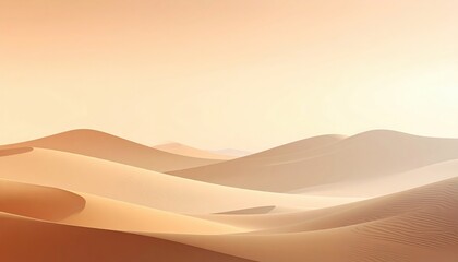 Breathtaking sunset over rolling sand dunes desert landscape natural beauty serene environment aerial view tranquility