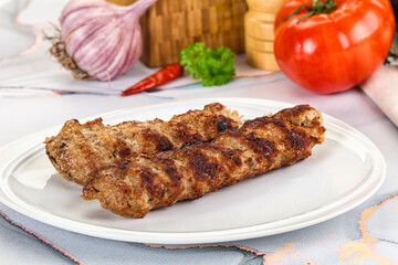 Beef kebab minced meat shashlik