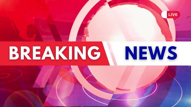 ed Breaking News Intro &ndash; Broadcast Graphic Template