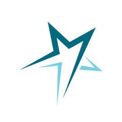 successful victory star logo design