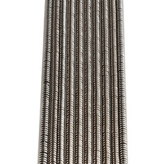 Coiled Cables Symphony A rhythmic arrangement of silver echoing industrial harmony against an ebony backdrop