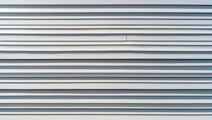 Fototapeta premium Abstract white siding wall with horizontal texture