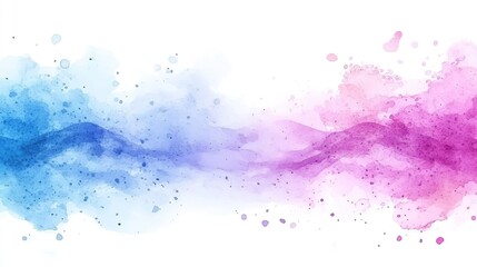 Obraz premium Abstract watercolor wash with soft color gradients
