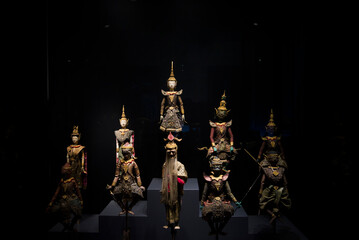 The ancient Thai art in the museum at Sukhothai province.