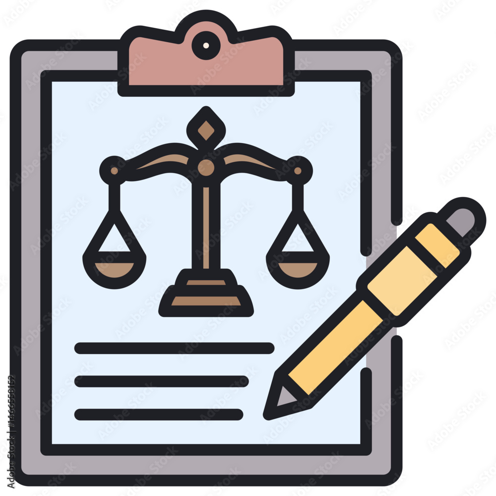Poster drafting lineal color icon