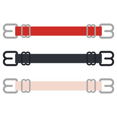 Extender for women bra vector cartoon illustration isolated on a white background.
