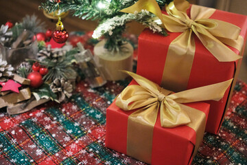 Christmas gift present box decoration