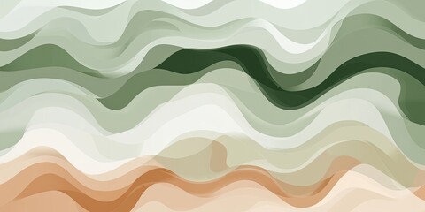 Earthy Wavy Abstract Background.