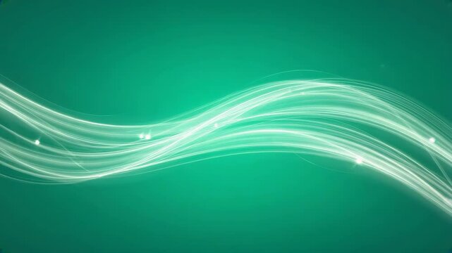 Soft glowing waves create a calming atmosphere