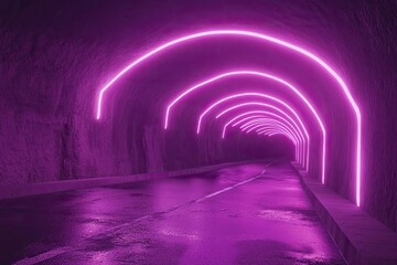 Neon Pink Tunnel