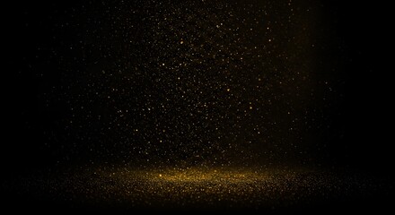 Golden Dust Motes: Magical, Luxurious Background