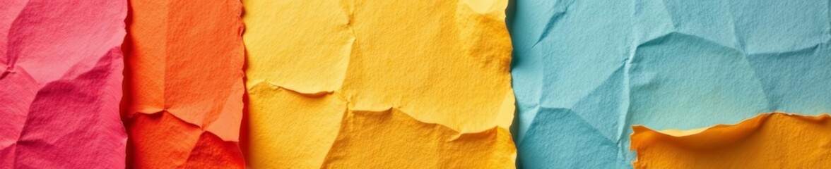 Naklejka premium Close-up of ripped paper pieces with unique texture, tear, textured, eco-friendly