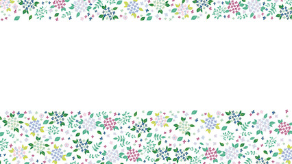 紫陽花　16:9 フレーム2