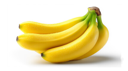 Bananas isolated on white background.