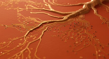 Golden Tree of Technology: A Digital Bonsai