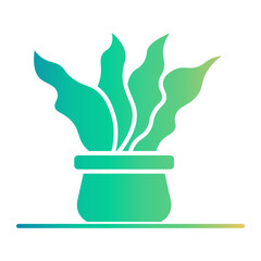 aloe vera Gradient icon