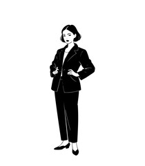 Elegant model showcase vibrant fashion designs