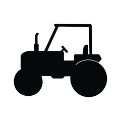 tractor , black and white illustration of vehicles. © Tanjila