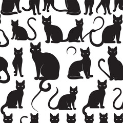 Curious Cat Sitting Silhouette

Playful Kitten Vector Design

Sleeping Cat on Windowsill Silhouette

Cat Stretching Silhouette Art

Elegant Cat Profile Vector
