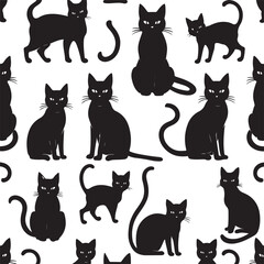 Curious Cat Sitting Silhouette

Playful Kitten Vector Design

Sleeping Cat on Windowsill Silhouette

Cat Stretching Silhouette Art

Elegant Cat Profile Vector