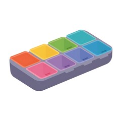 Bright colorful ice cube tray, modern kitchen accessories for home use