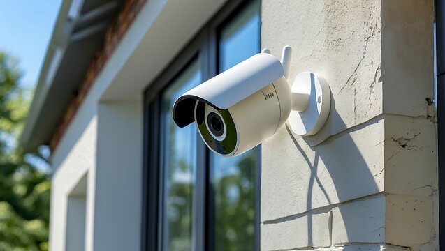 Homeowner enhances security with modern camera installation