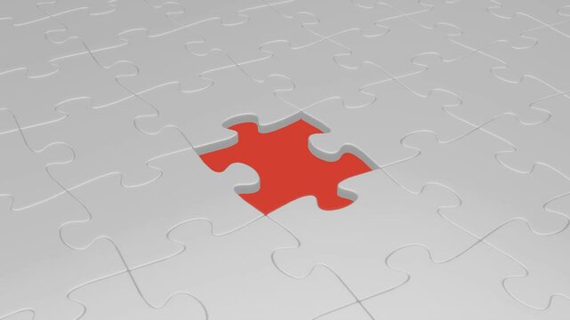 Jigsaw lost assemble puzzle fix the problem solution perfect fit success composition slot.