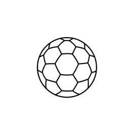 Obraz premium Handball icon representing sports, team play, and dynamic competition