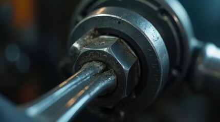 Naklejka premium Wrench in action