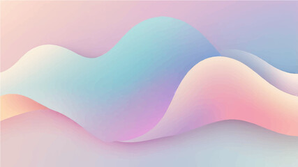 Abstract light and colorful backgrounds with wave design illustrate smooth, light lines in a motion art vector